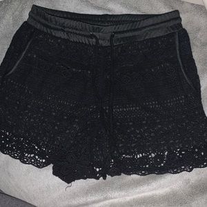 crochet beach shorts